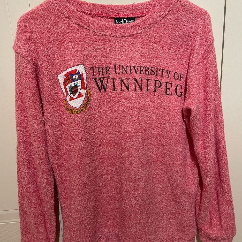 University of Winnipeg Pink Sweatshirt